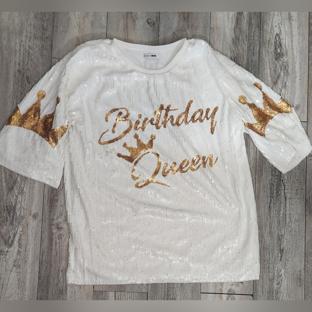 Fashion Nova Sequin Queen Tunic View 2